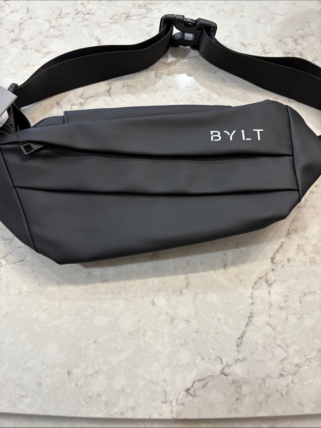 Bylt Basics Black Men's Belt Bag Nwt Water Resistant Crossbody Bag — image 4 of 6